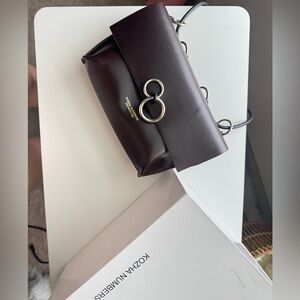Kozha Numbers Orbit Shoulder Bag, Limited Edition Burgundy